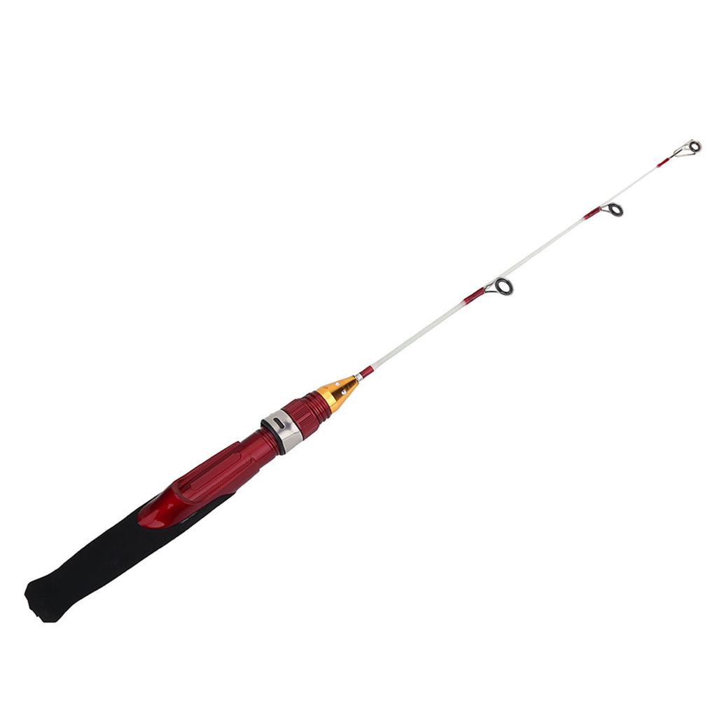 50cm Lightweight Mini 2 Sections Winter Ice Solid Fishing Shrimp Rod Pole