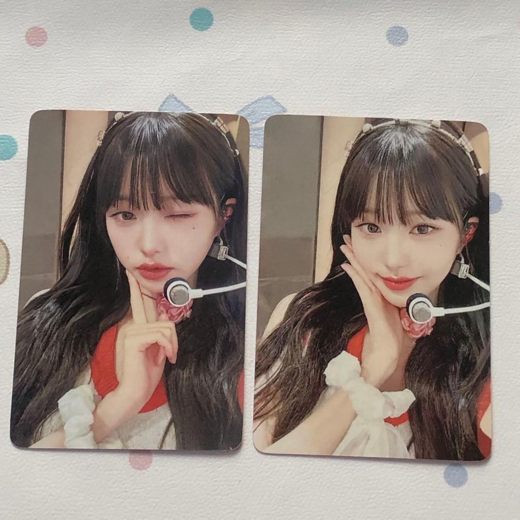[USED] IVE I'VE MINE Wonyoung Offline Limited Event Trading Cards (2 Cards)