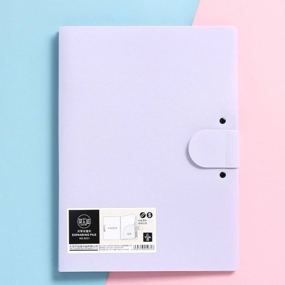 A4 Erweiterbare Aktentasche mit Klemmbrett Dokumentenaufbewahrungstasche Aktenorganisator Schulbedarf