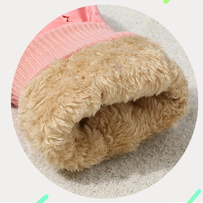 Winter Children Waterproof Windproof Gloves Cartoon Snow Sports Skiing Snowboard Cold Weather Road Cycling Necessaries