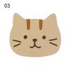 Cute Cat Cup Coasters, Reusable Silicone Drink Coasters Non Slip, Washable Heat Resistant Glass Cup Rubber Pad Mat Novelty