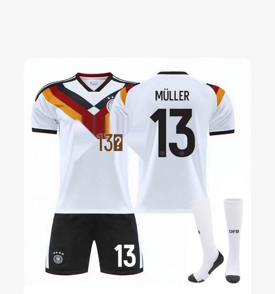 25-26 Germany Home Jersey: Wirtz #17, Kroos #8, Müller #13 - World Cup Edition Football Shirt
