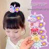 Children's Colorful Cartoon Hair Ties - Cute Strawberry & Bear Designs | Gentle on Hair