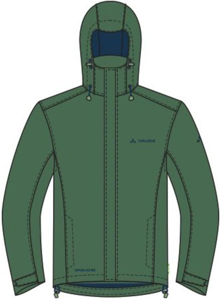 Куртка VAUDE мужская Escape Light Jacket (04341) woodland/dark sea