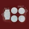 5 Pieces Coaster Molds for Resin Casting Resin Coaster Molds Round Epoxy Silicone Molds Great for Making Coasters