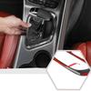 Zwart Koolstofvezel Accessoire Voor Dodge Challenger 2015-2022 Middenconsole Schakelpookpaneel Interieur Decoratieve Cover Trim
