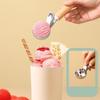 Trigger Release Spring-loaded Ice Cream Scoop Stainless Steel Fruit Scoop Fruit Ball Digger  Home