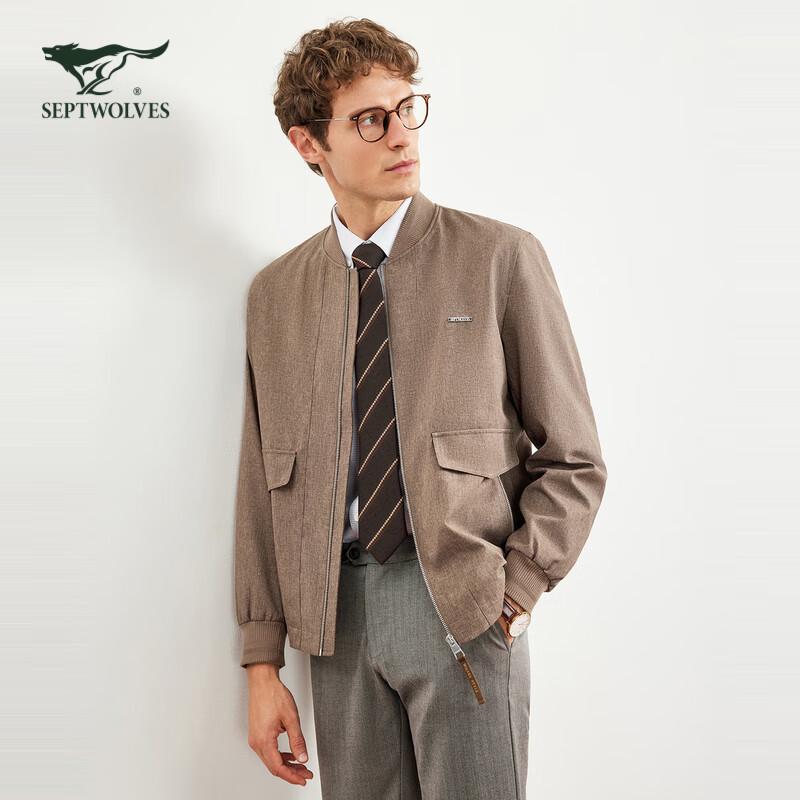 

Seven Wolves Men s Business Casual TR Blend Jacket