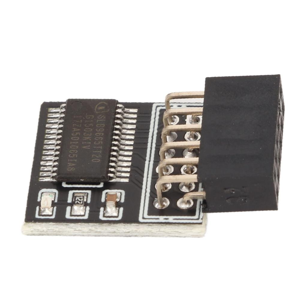 TPM 2.0 Module LPC Interface Stable High Safety Durable Material 12Pin LPC Module for Motherboard PC