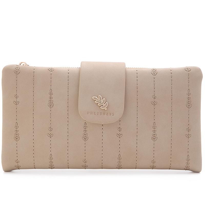 

PU Большая вместимость сумки Niche женский многослотовый женский кошелек абрикосовый