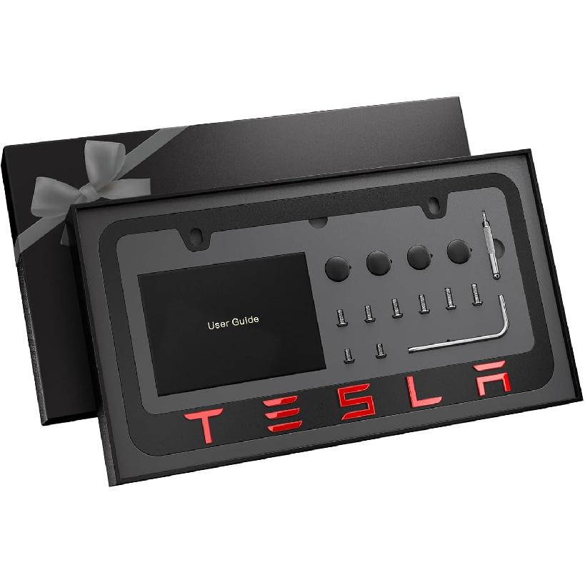 Black License Plate Frame