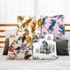 New Jungle Tigers Cushion Covers Modern Nordic Simple Pillowcase Hand Painted Cartoon Tigers Sofa Couch Throw Pillows Decor Home