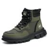 Lightweight Safety Shoes Men's Steel Toe Work Safety Boots Anti-smash Puncture Proof High Top Men Ankle Working Boot Man Booties