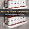 Thickened Bathroom Folding Rack 30/40/50cm Wall Storage Rack Storage Shelf  Shower Room