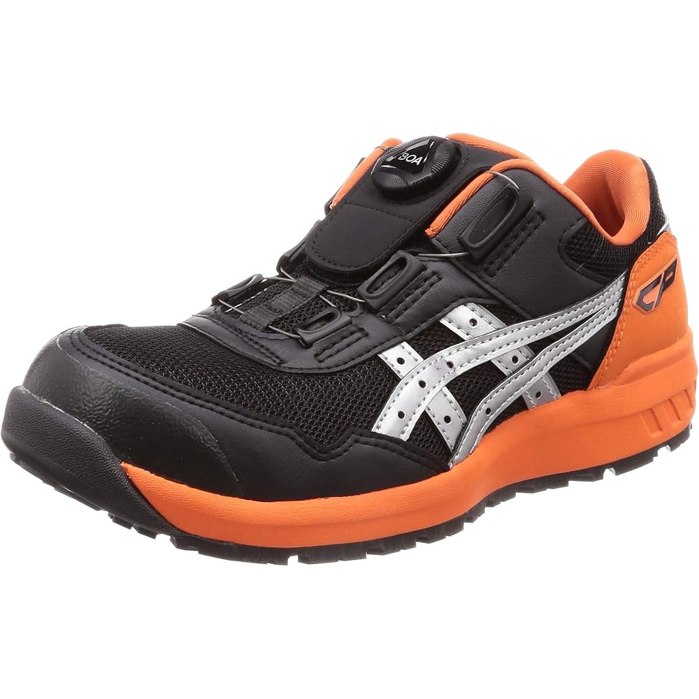 Asics Winjob CP209 BOA Safety Shoes Slip Resistant Sole FuzeGEL Phantom/Silver 28.0 cm 3E