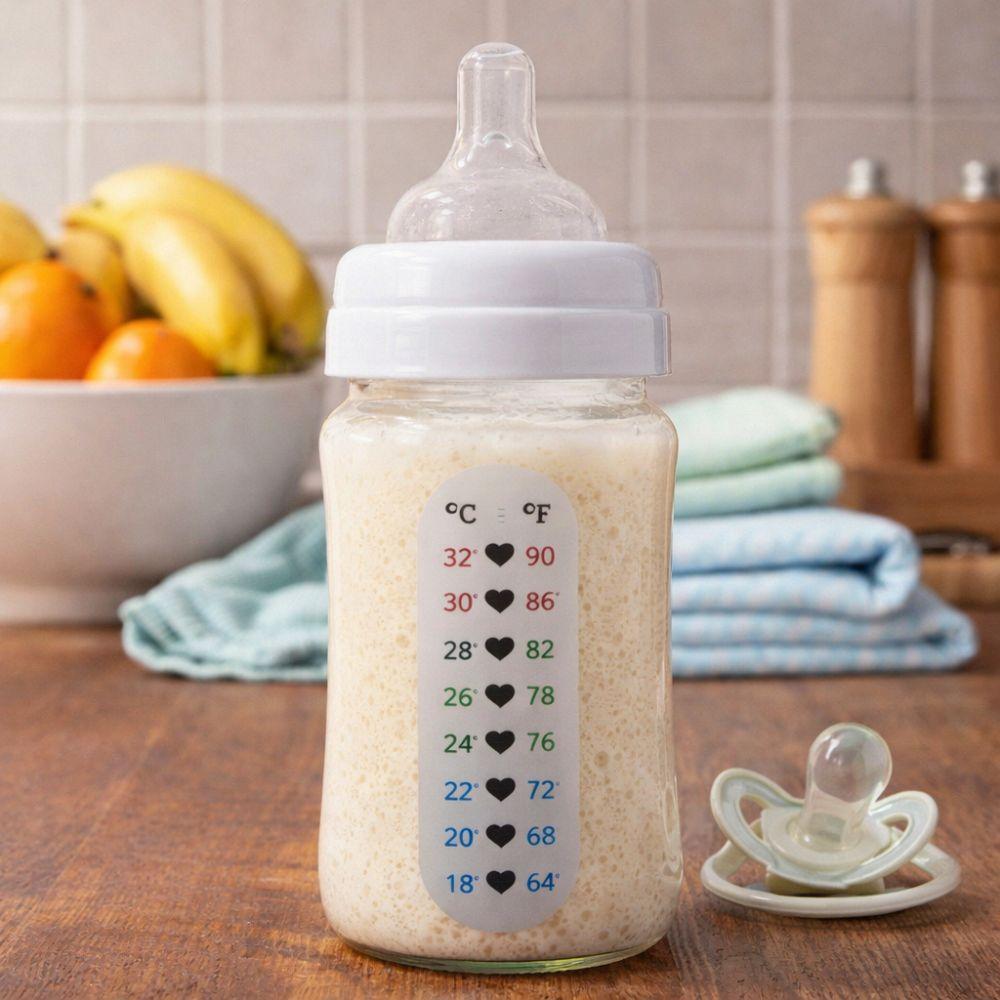 Instant-Read Fermentation Jar Thermometer Patch Heart Waterproof Change Color Thermometer PET 18-32 ℃