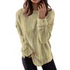 Women's Round Neck Tops Cotton Women's Casual Fashion Print  Long Sleeve O-Neck Pullover Top Blouse