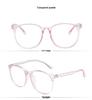 Xiaohongshu Style Round Glasses: Trendy Natural Makeup Look, Anti-Blue Light Lenses for Women