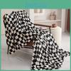 Office Summer Blanket Checkered New Sofa Cover Coral Fleece Airconditioning Blanket