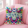 MaMa Cushion Cover Comfort Sofa Bed Silky Elegant Invisible Zipper Decorative Holiday Gifts