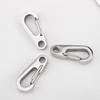 304 Stainless Steel Small Mini Carabiner Clip Spring Snap Hook Keychains for DIY Key Rings Camping Backpack Jewelry Accessories