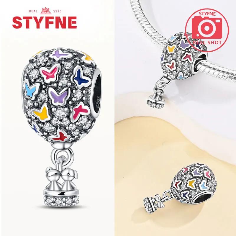 Copperhouse & Balloons Charm Flower Colored Beads Collection Fit Original Bracelet Pendant Diy Fine Jewelry For Women Gift