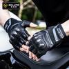 SULAITE G7 Motorcycle Riding Gloves 3K Carbon Fiber Impact Resistant Full Finger Half Touchscreen Compatible