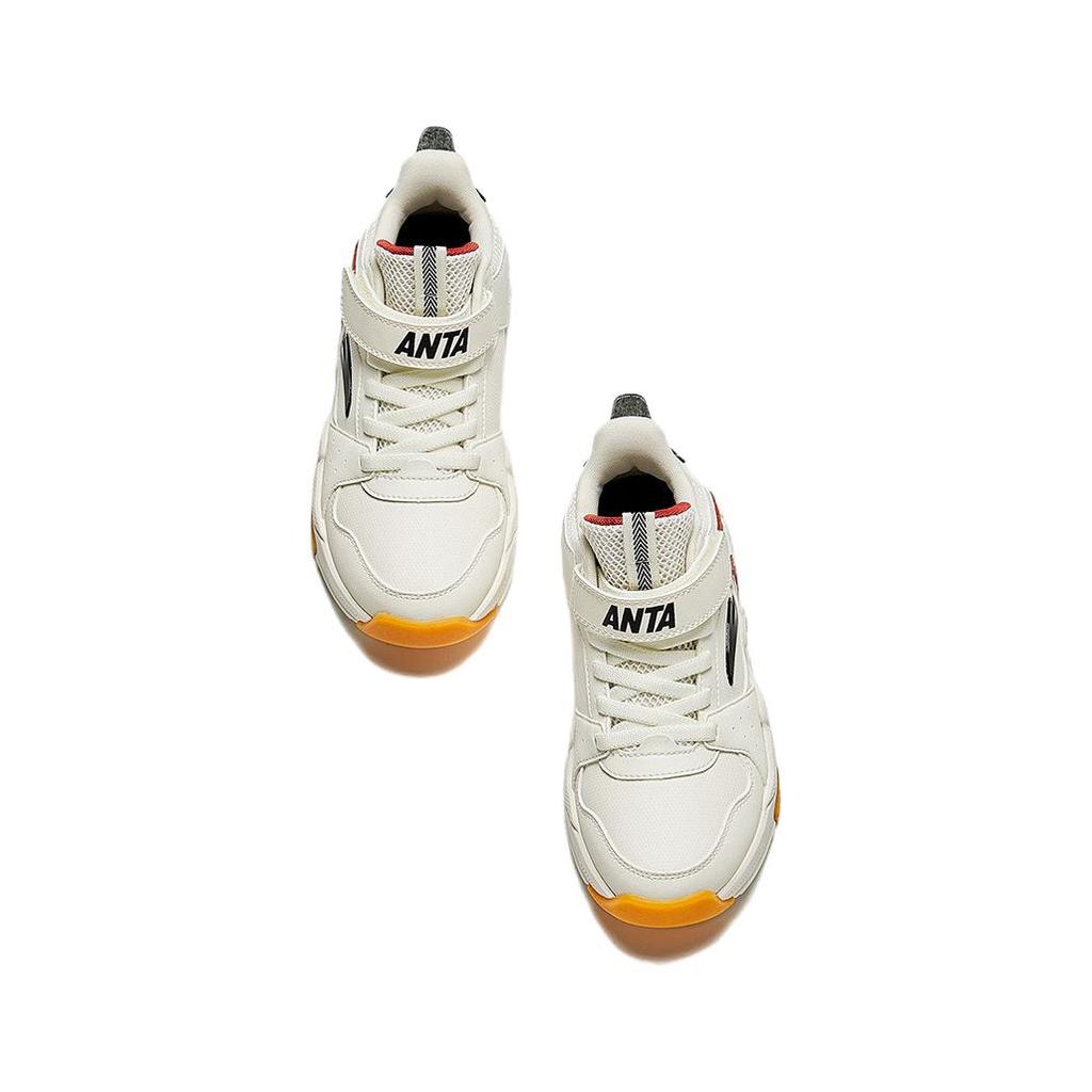 Anta Comfortable Versatile Non-Slip Wear-Resistant Low-Top Kids Basketball Shoes Kids sneaker Off-White 312439957N-3