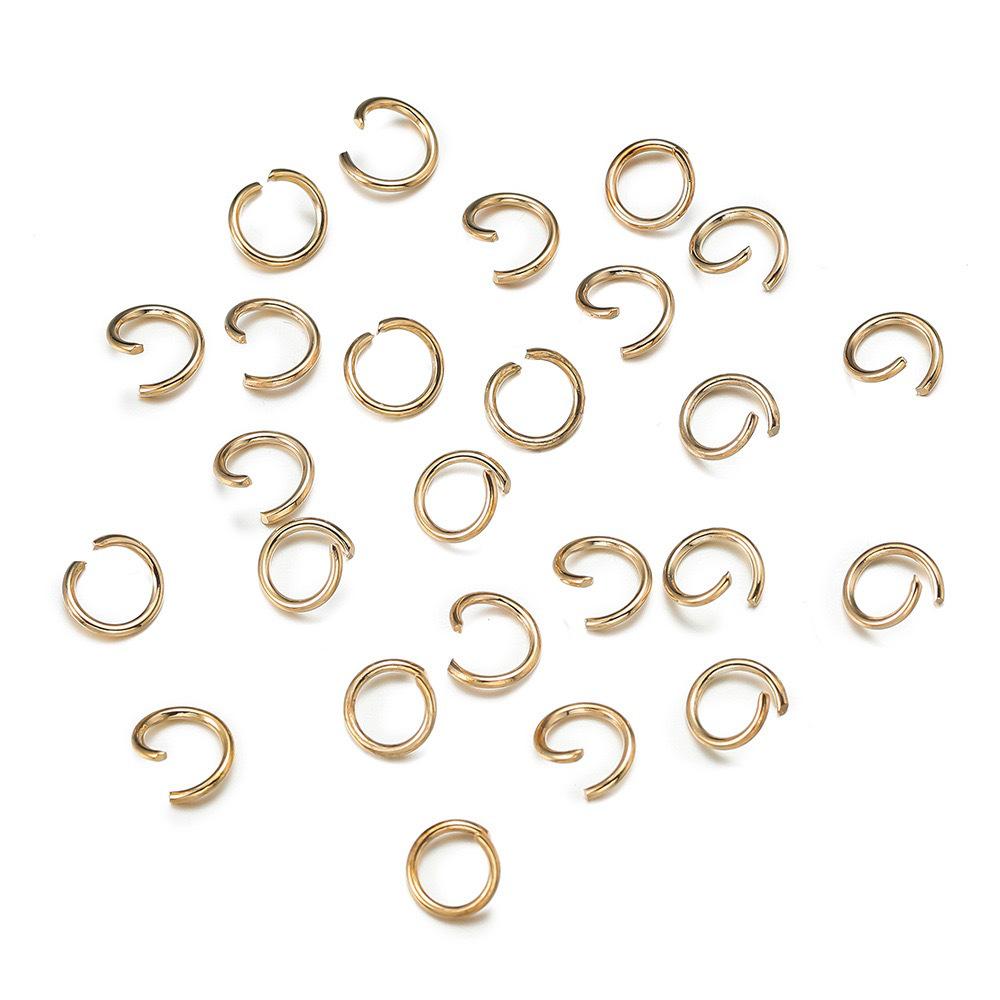 Open Jump Rings for DIY Jewelry: Single Loop O-Ring Connectors for Bracelets and Necklaces
