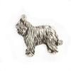 Briard, Berger de Brie II - Dog brooch in a gift box, elegant pin, lapel pin for Art-Dog brand jacket
