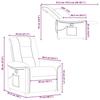 Massage Chair Cloud Grey Fabric