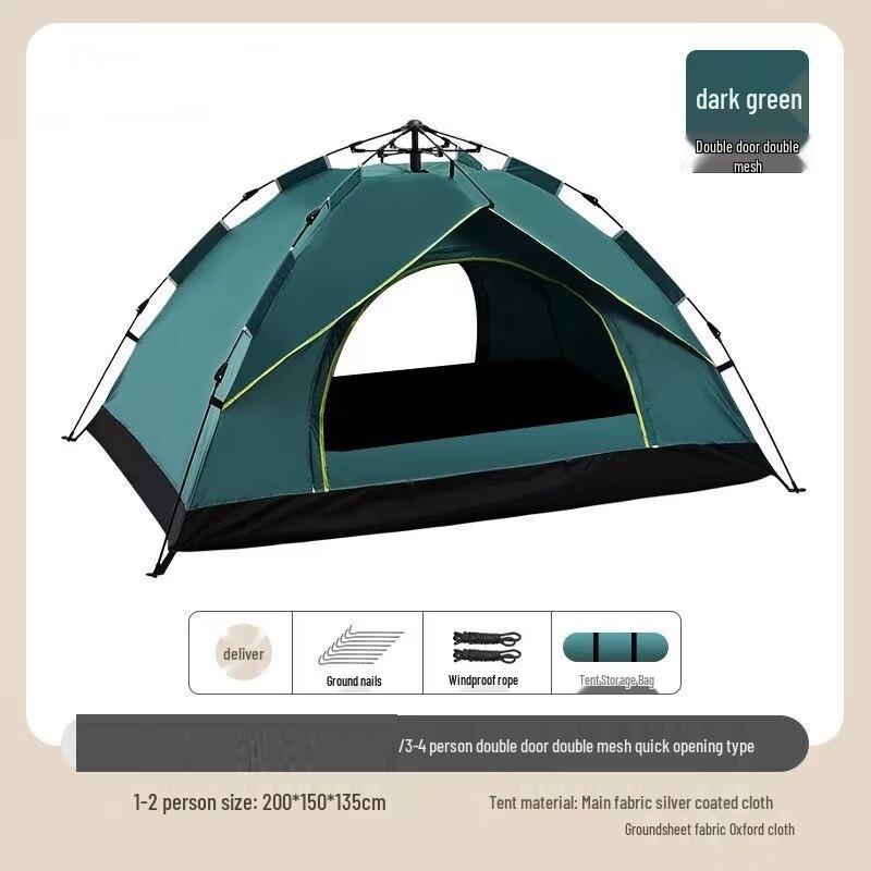 Automatic Quick-Open Camping Tent 3-4 Person
