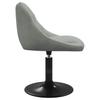 Dining Room Chair Light Grey Velvet