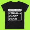Carpenters Checklist Funny Woodworking Carpenter Hardworking Carpentry Woodworker Womens Tee T Shirt Mens Tops Unisex Top