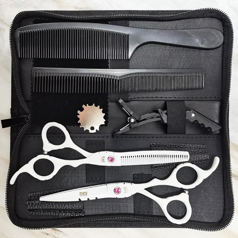 Barber Scissors Set More Generous Ruby Design Excellent