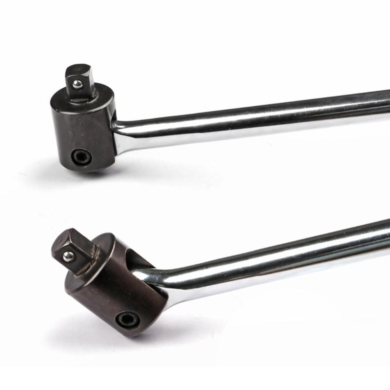 1/2" Drive Joint Handle Flexible Head Breaker Bar Wrench Spanner for Automotive Repair Strong Lever Handle Repair Tool