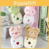 Soft Animal Plush Keyring With Cartoon Style For Travel And School Use