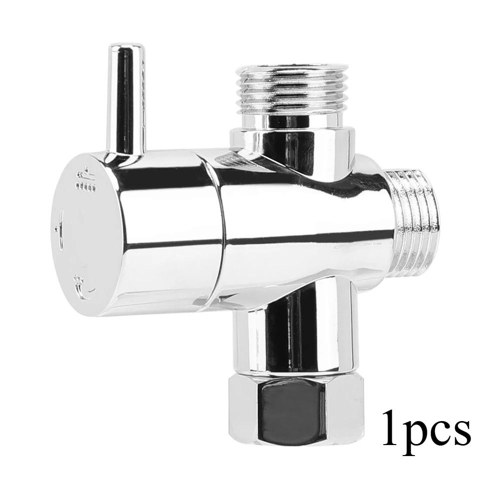 1PC 3 Way Shower Head Diverter Valve G1/2 Three Function Switch Adapter Connector Head Faucet Hotel Home Bathroom Accessories
