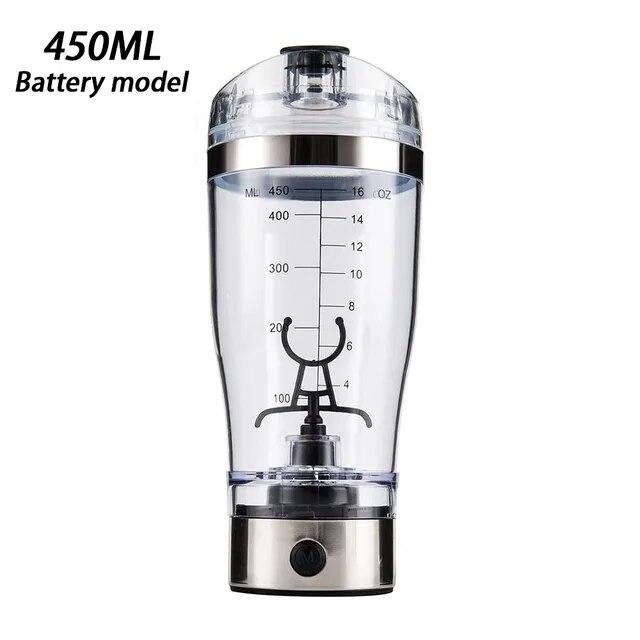 450/600ml Rechargeable Protein Shaker Electric Mixing Cup Portable Protein Powder Shaker Bottle Mixer For Home Kitchen Tools