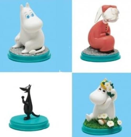 Art in the Pocket Moomin All 4 types set Gacha Vol.1