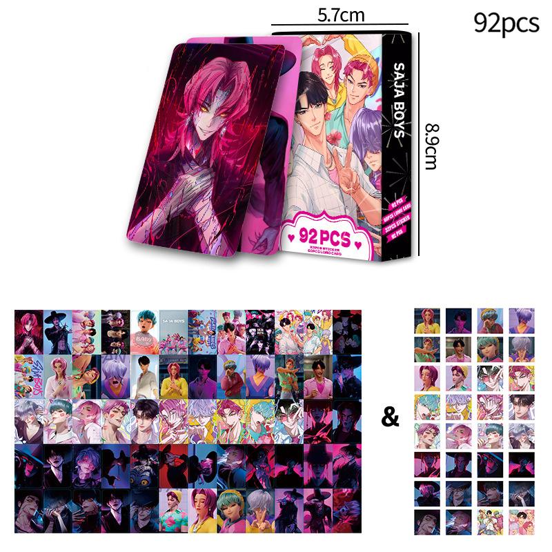 Kpop Demon Hunter Pocards Huntrix Cards Sajja Boys Karty Tygrysa Dziewczęcy Chłopięcy Zespół Prezenty Zestaw Pocztówek Mini Album Kolekcjonerski Prezenty