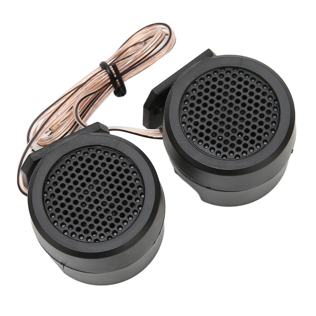 2 יחידות טוויטר כיפה לרכב 500W 4 אוהם קבל מובנה איכות צליל מעולה רמקול לרכב