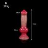 Liquid Silicone Shaped Dog Dildo Rear Anal Plug Dildo Female Masturbator Sex Products