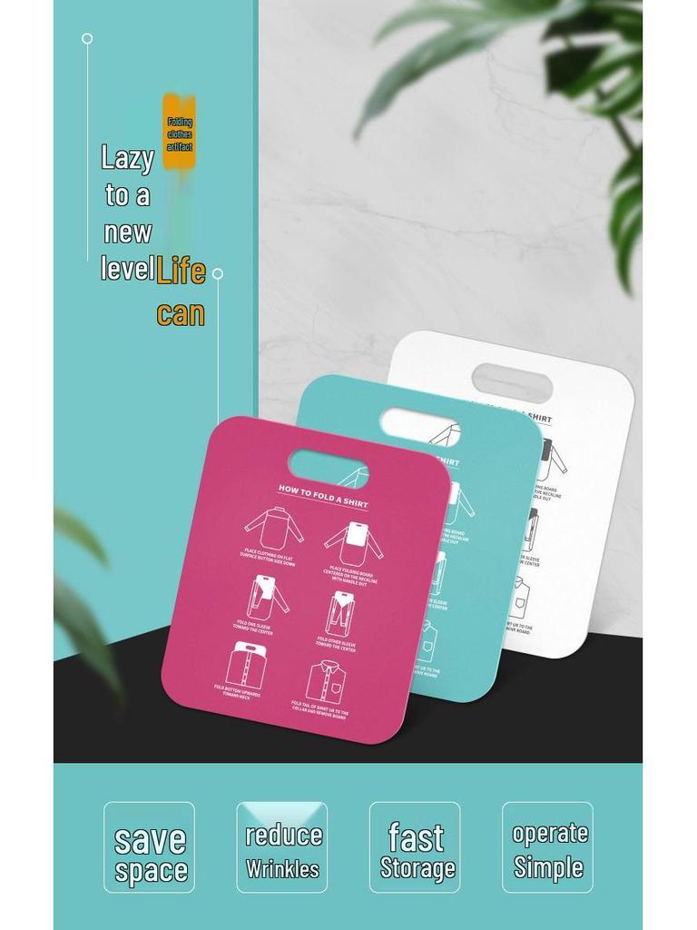 Falthilfe für Kleidung: Mühelose Aufbewahrungslösung für Hosen, Hemden und T-Shirts.