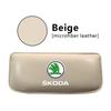 Leather Knee Pad Car Interior Pillow Comfortable Elastic Cushion for Skoda Octavia 1 2 3 A4 A5 MK2 Kodiaq Superb 3 Rapid Fabia 1 Car Styling