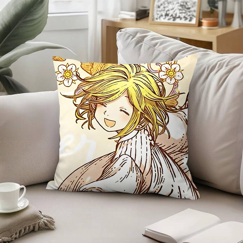 Anime W-Witch H-Hat A-Atelier Throw Pillow Covers Pattern Cushion Cover Suitable For Sofa Bedroom Car Pillow Cover