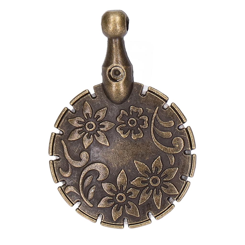 2Pcs Yarn Cutter Pendant Metal Vintage Style Quick Cutting Safe Durable Portable Thread Cutter for