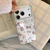 Cartoon Glitter Puppy Phone Case for iPhone 16, iPhone 17, and iPhone 17 Pro Max