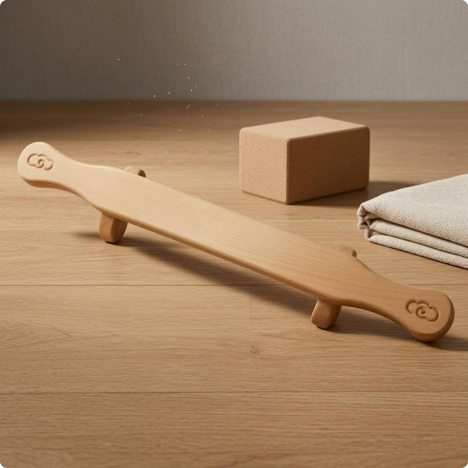 Wood Push-up Board Curved Ends Workout