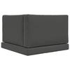 Outdoor Sofa Cushion Set 3 Pcs Anthracite Polyester